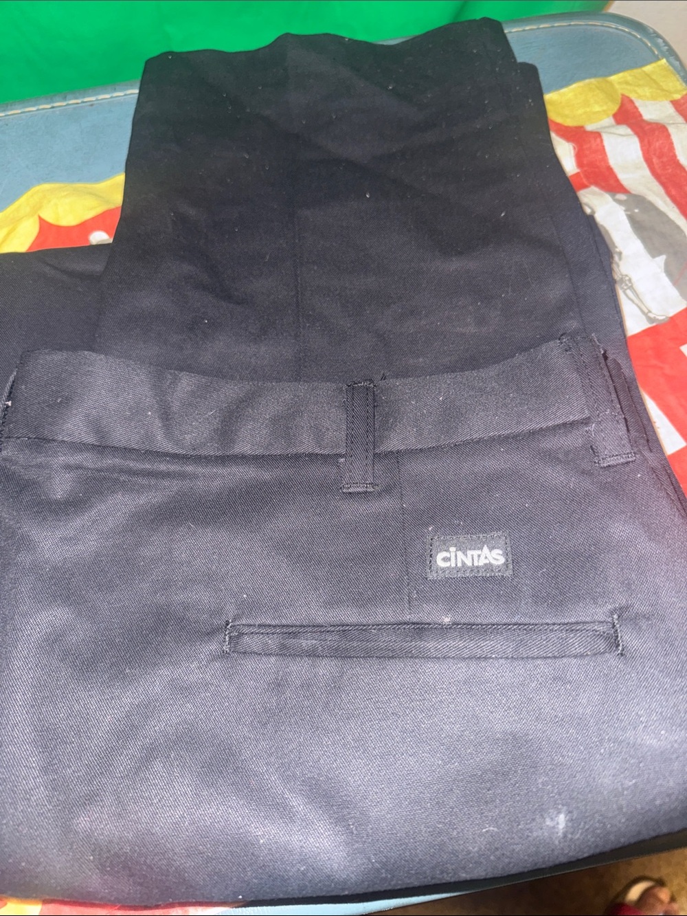 Cintas Men’s Black Uniform Dress Pants